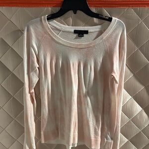 Sanctuary Women's Pink and White Long Sleeve Top